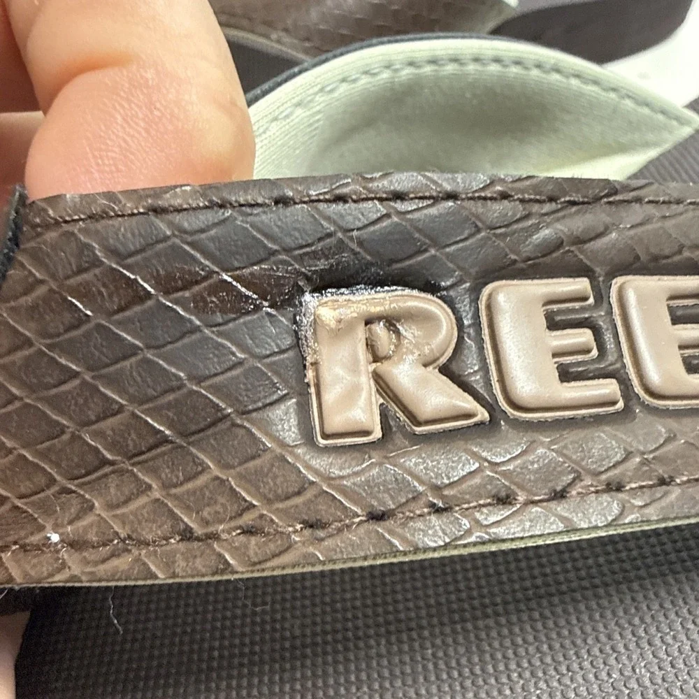 Reef Mens Brown Flip Flops Size 9,5 EU 43 Casual Thong-Style Beachwear Sandals
